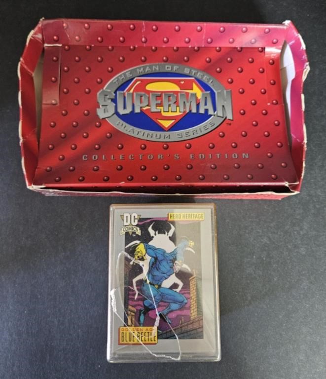 (K) DC Comics Trading Cards Includes Superman And