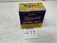 Vintage box of Western Xpert Shotgun Shells