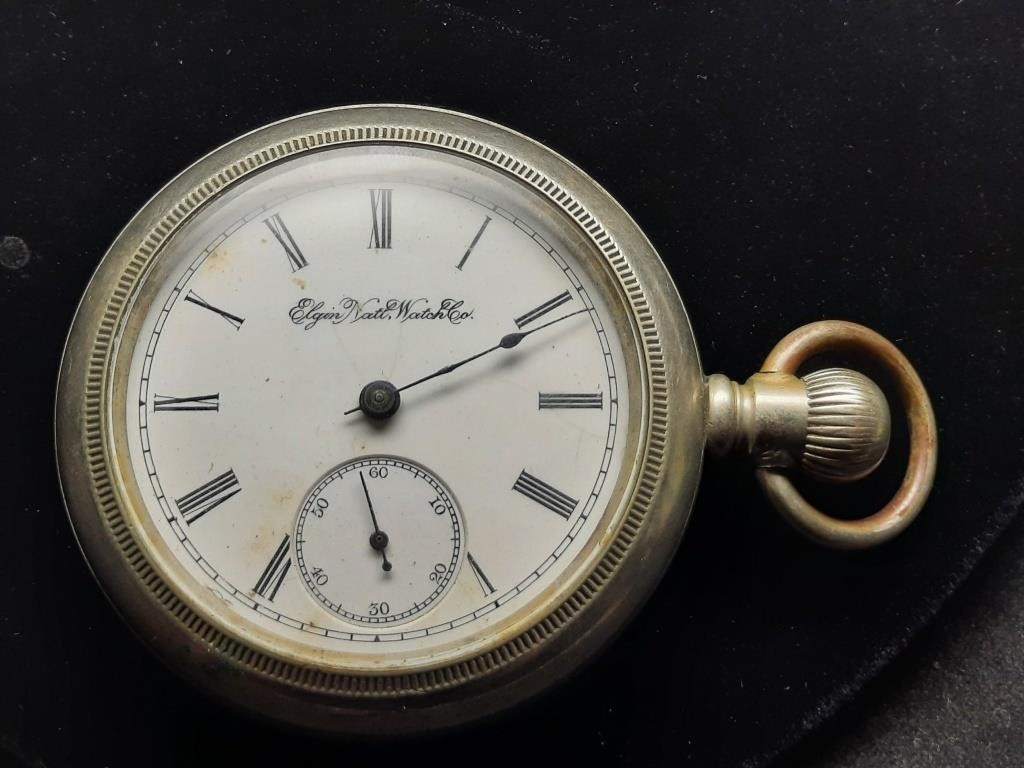 1882 Elgin National Watch Co - 13 Jewel Silverode