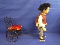 Porcelain Doll & Rickshaw