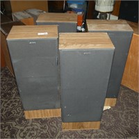 (4) Sony SS-U420 Speakers