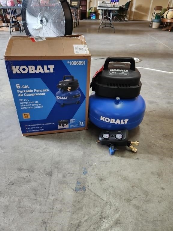 Kobalt 6-Gal Portable Pancake Air Compressor