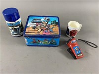 He Man MOTU Lunchbox & Thermos w/ Flahlight & Cup