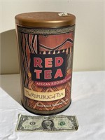 Red Tea Tin