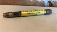 Woodburn Indiana advertising bullet pencil