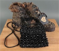 Jessica Simpson Norina Leopard Faux Fur Boots