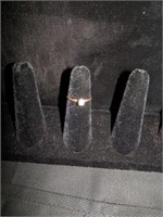 Jewelry- marked 14K Ladies wedding ring w/diamond