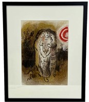 MARC CHAGALL BIBLE SERIES UNNUMBERED LITHOGRAPH