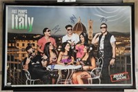 Signed Jersey Shore Cast Framed Poster With COA