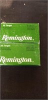 2 packages of Remington 50 rim fire cartridges 22