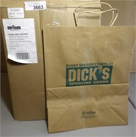 Case 250ct Dicks Sporting Goods Brown Bags