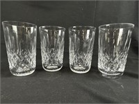 Waterford Set of 6 "Lismore"  Flat Tumbler Glasses