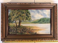 Original framed oil painting