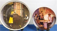 Norman Rockwell Decorative Plates (2)