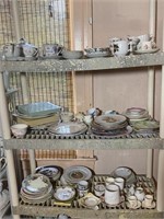 Lot of Vintage China Teacups Plates
