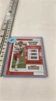 Patrick Mahomes II football card