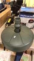 New plastic patio umbrella base just add water or