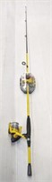 READY TO FISH ITROUT FISHING ROD/REEL W/ TACKLE