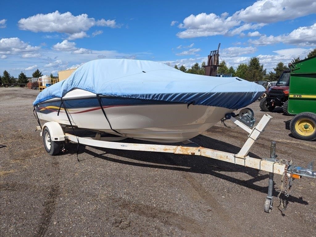 2001 BAYLINER BOAT & TRAILER