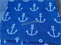 King Size Nautical Bedspread, Comforter, Blank