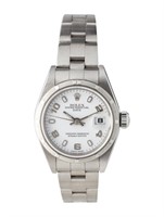 Rolex Oyster Date White Dial Automatic Watch 26mm