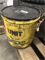 Unit Crane and Shovel Co 5-gal gear lubricant pail