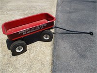 Radio Flyer Metal Wagon with Rubber Tires