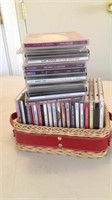 Basket with CD's