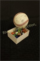 Signed "Al Simpson" Ball and Marbles
