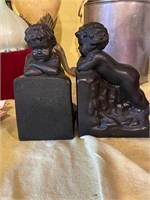 Pair of Cherub Bookends