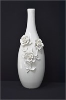 Blanc de Chine Porcelain Flower Vase