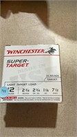 Winchester super target 12 ga. 2 3/4 in