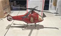 Metal  painted helicopter