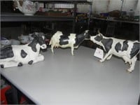 3 Holstein Cows - 1 is Breyer w/Chipped Horn