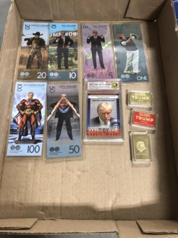COLLECTOR CARDS AND TRUMP BARS
