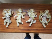 Ceramic cherubs- wall decorations