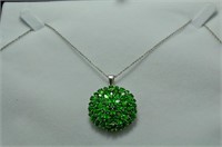 Large emerald necklace