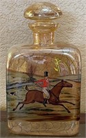 F - HAND PAINTED BOTTLE 8"T (A45)