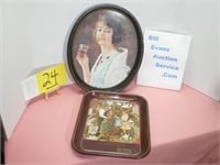 Trays; Coca Cola and Norman Rockwell