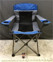 Folding Portable Camp Chair - Blue Some Fading In