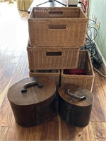 Baskets and Stylized Storage containers