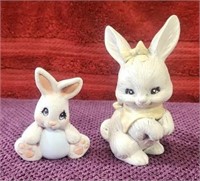 3 & 5" Ceramic Bunnies