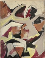STEPHEN PACE (1918-2010) OIL ON PAPER