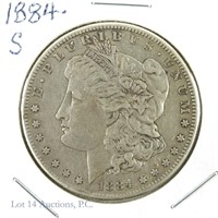 1884-S Silver Morgan Dollar