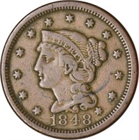 1848 LARGE CENT - FINE