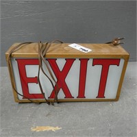 Nice Early Lighted EXIT Sign- Does Not Work