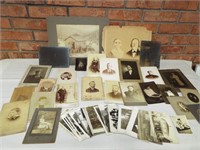 Vintage photos and cabinet cards. Early photo