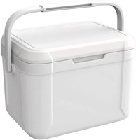 5qt Mini Insulated Cooler Lunch Box  White