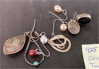 Sterling silver jewelry group