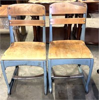 2 early child desk chairs